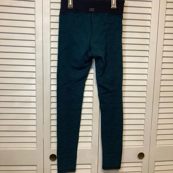 Calia By Carrie Underwood Green Jacquard High Rise Leggings Size Small - Picture 8 of 10